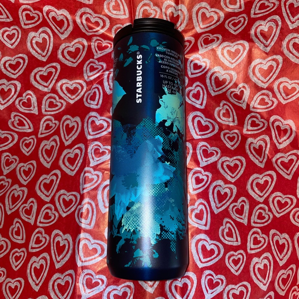 Starbucks MX Blue Floral Insulated Tumbler